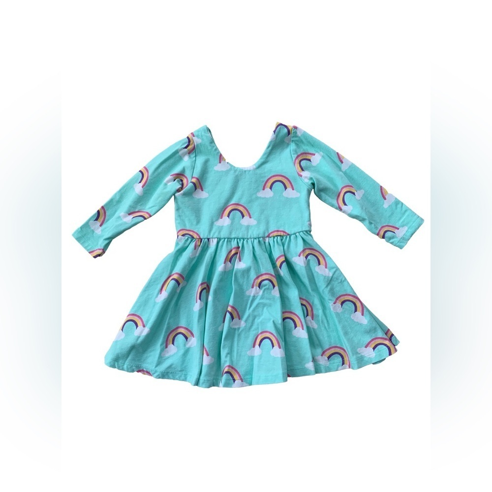 Monica + Andy Size 18-24 Months Rainbow Print
Ballerina Dress